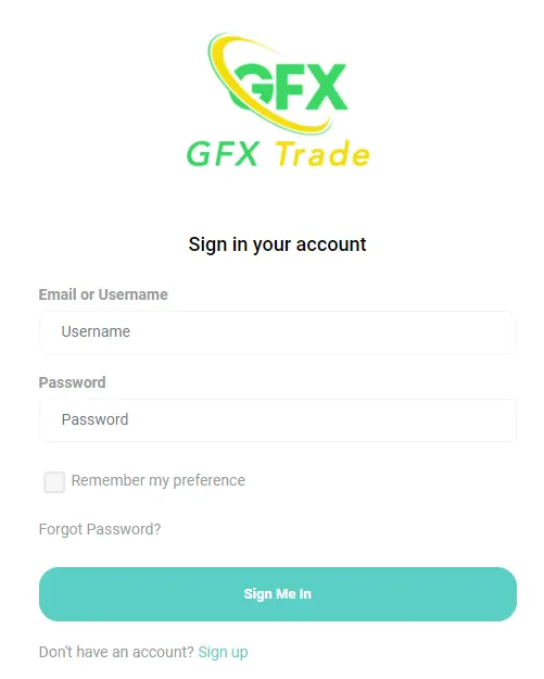 gfx tarde login