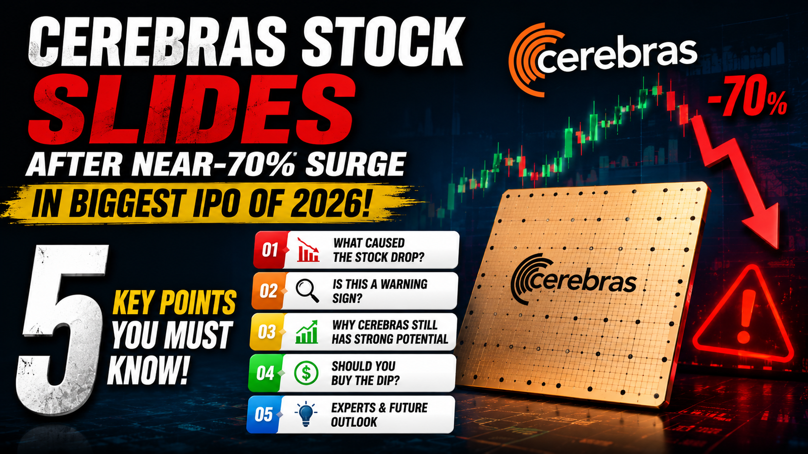 Cerebras IPO Boom Turns Into Sudden Fall – Smart Investors Are Watching This