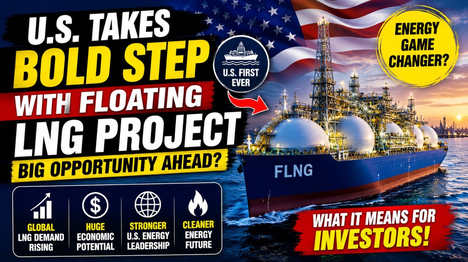 U.S. Takes Bold Step with Floating LNG Project – Big Opportunity Ahead?”